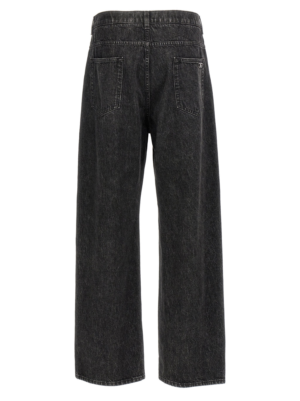 Dolce & Gabbana Black Cotton Relaxed Fit Jeans