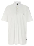 Hugo Boss White Cotton Polo Shirt
