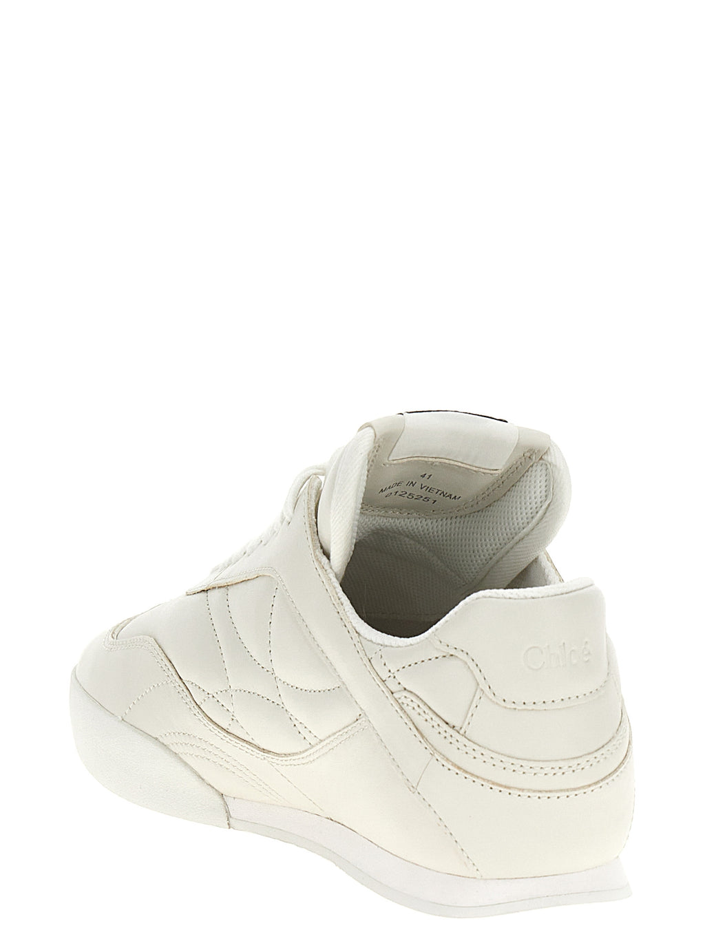Chloé White Leather Sneakers