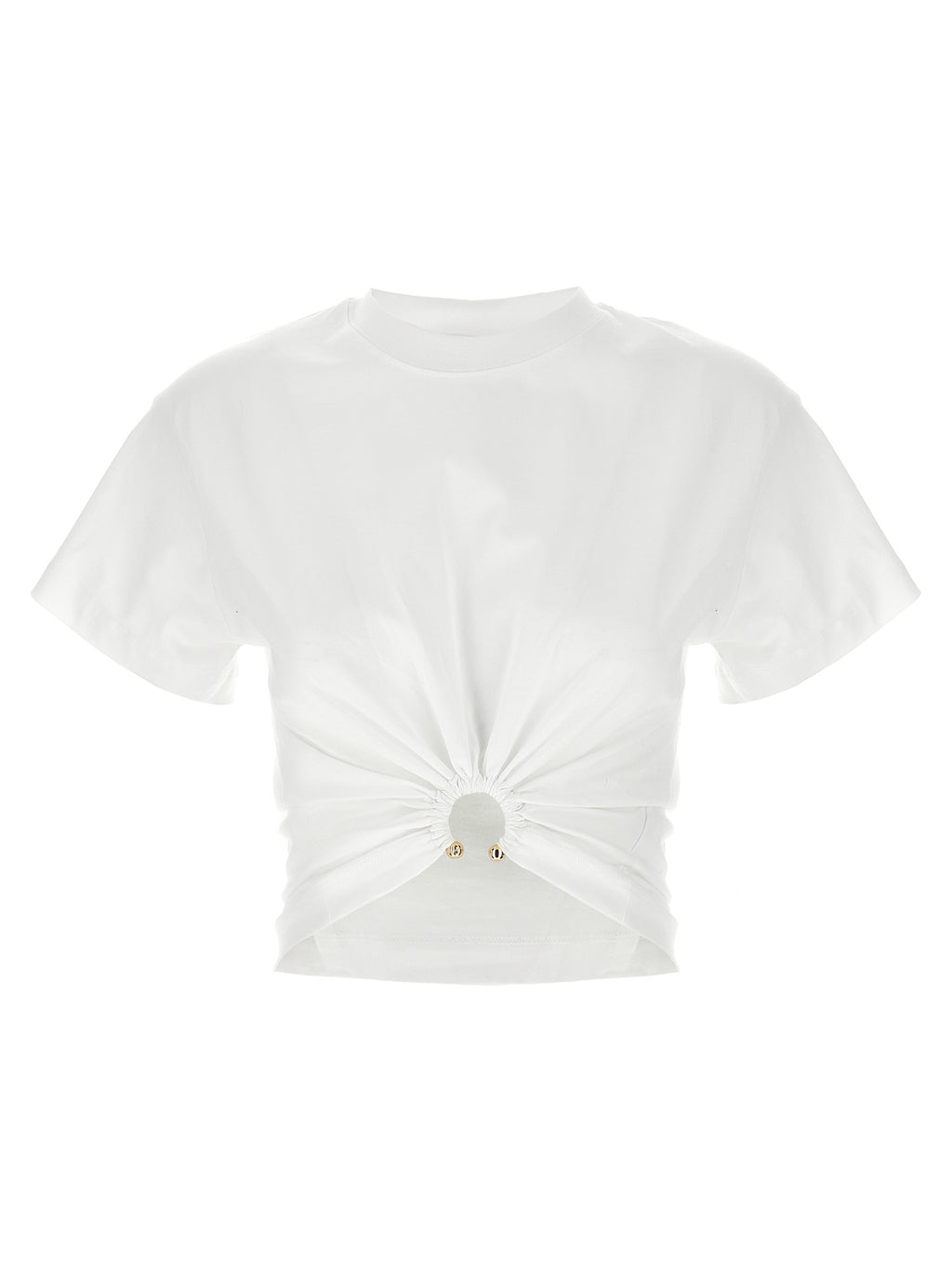 Paco Rabanne White Cotton T-Shirt