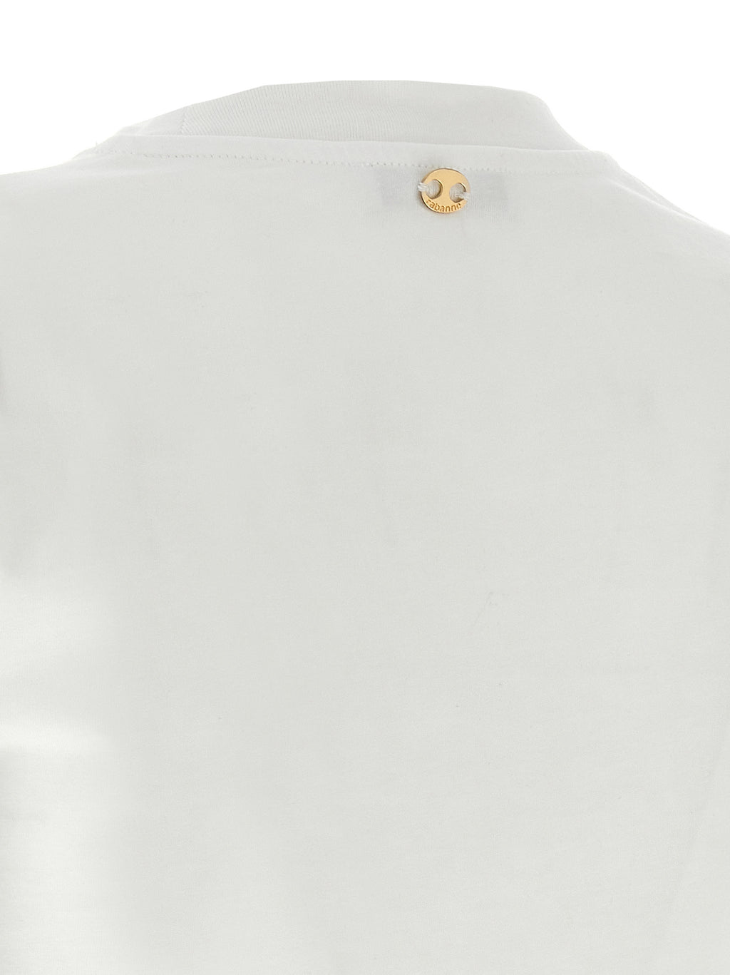 Paco Rabanne White Cotton T-Shirt