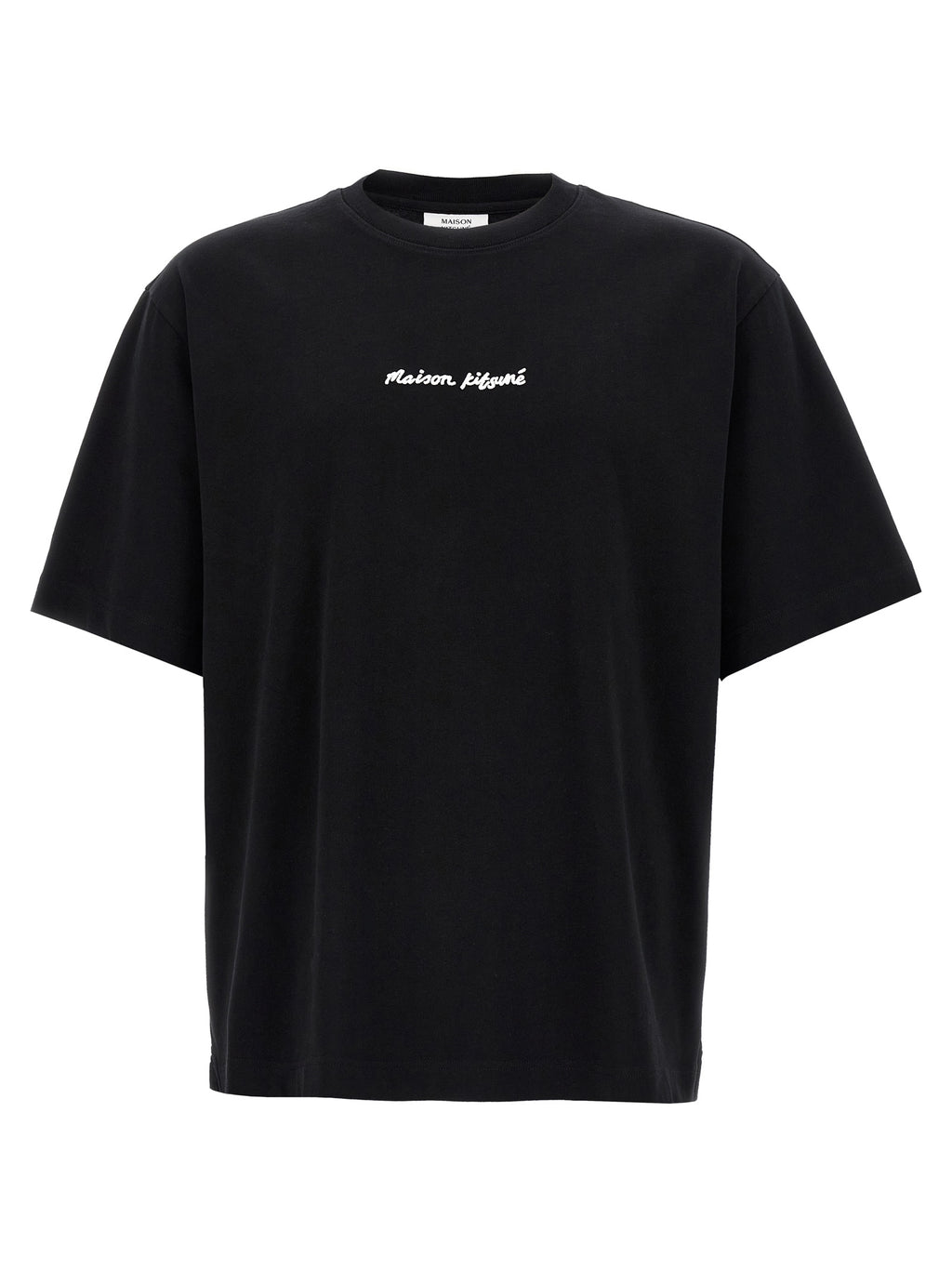 Maison Kitsuné Black Cotton T-Shirt