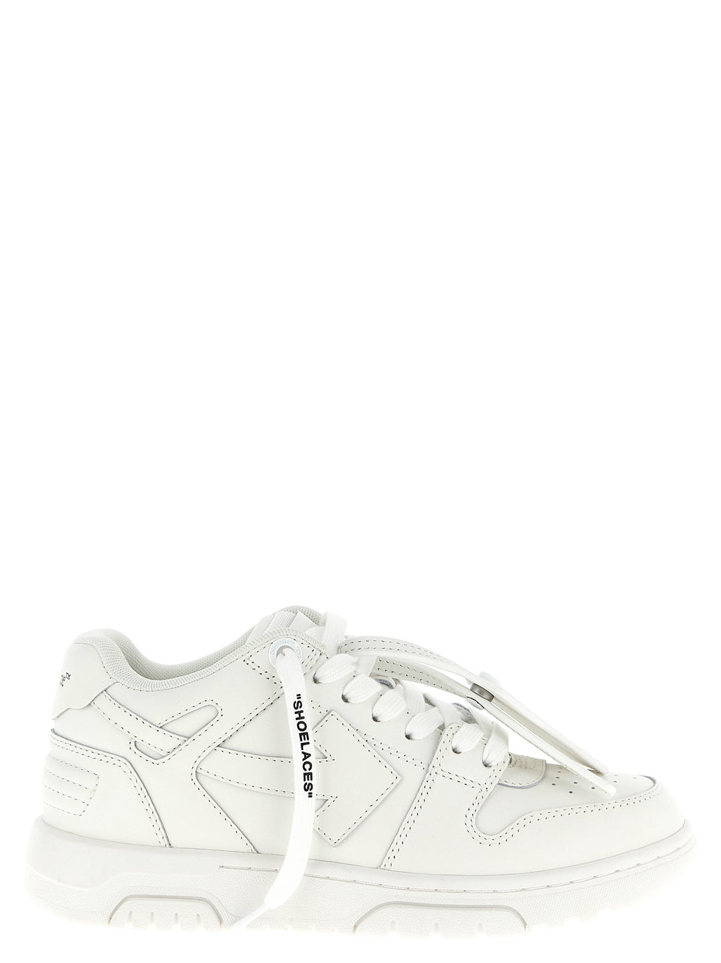 Off-White White Bovine Leather Sneakers