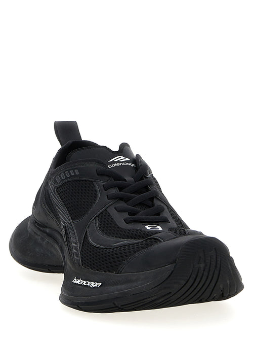 Balenciaga Schwarze Polyester-Sportsneaker