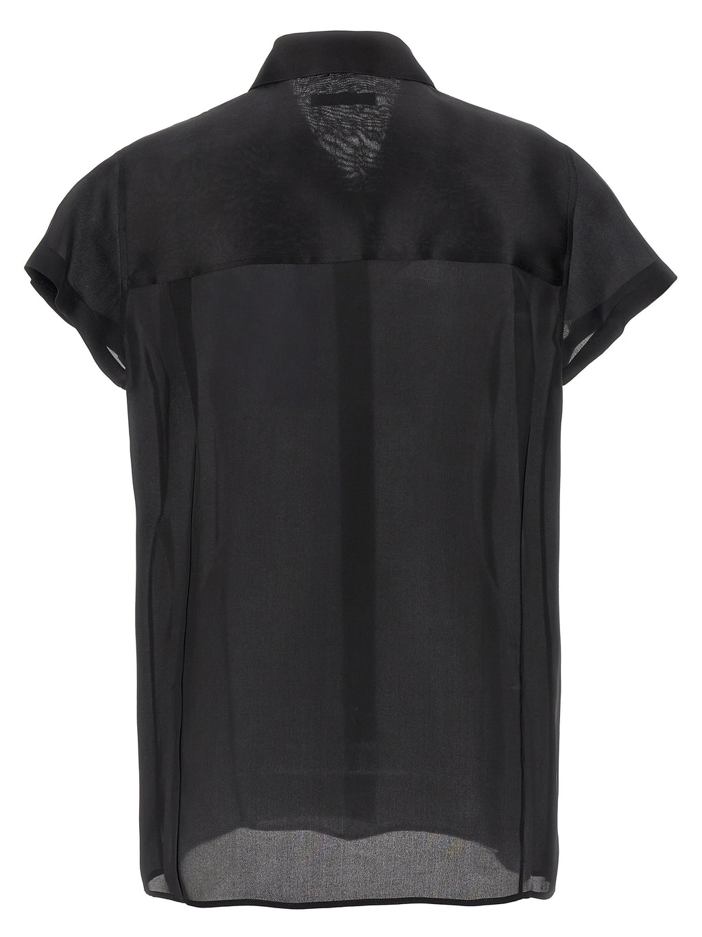 Khaite Black Silk Blouse