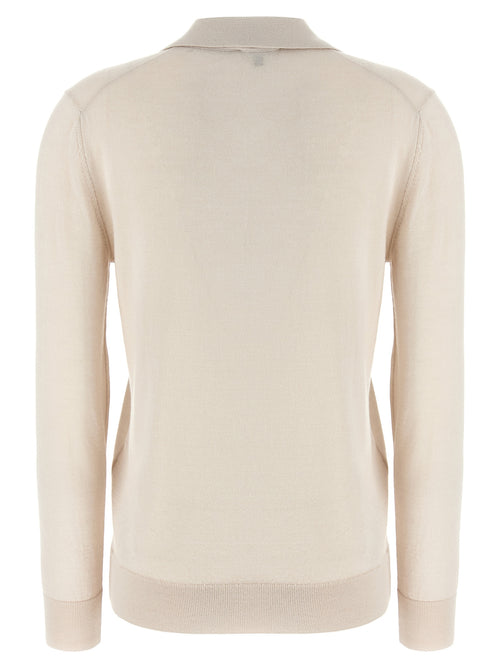 Brioni Beiges Kaschmir-Polohemd