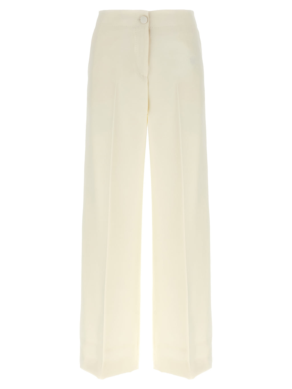 Brioni White Wool Casual Pants