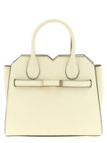 Valextra White Calfskin Handbag