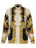 Versace Multicolor Silk Blouse
