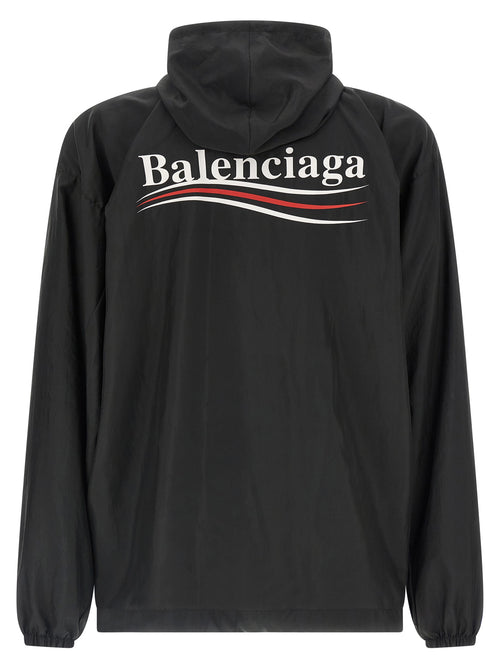 Balenciaga Schwarze Shell-Jacke aus Polyester