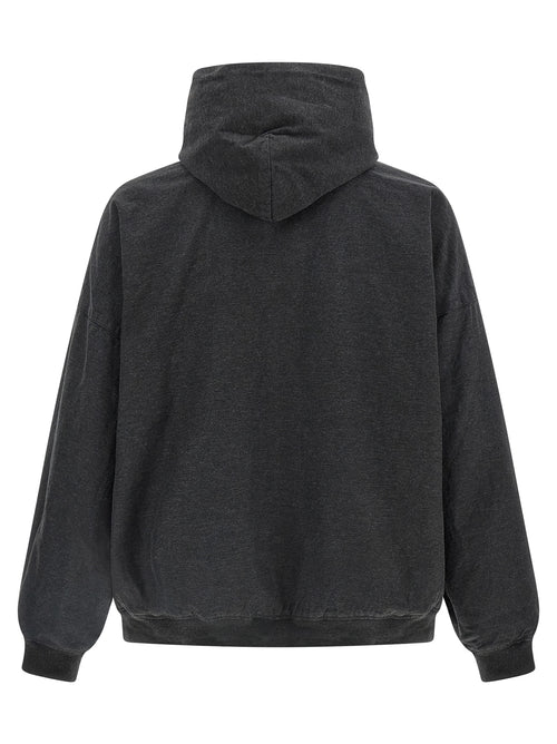 Balenciaga Graues Baumwoll-Sweatshirt