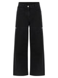 The Attico Black Cotton Jeans Denim