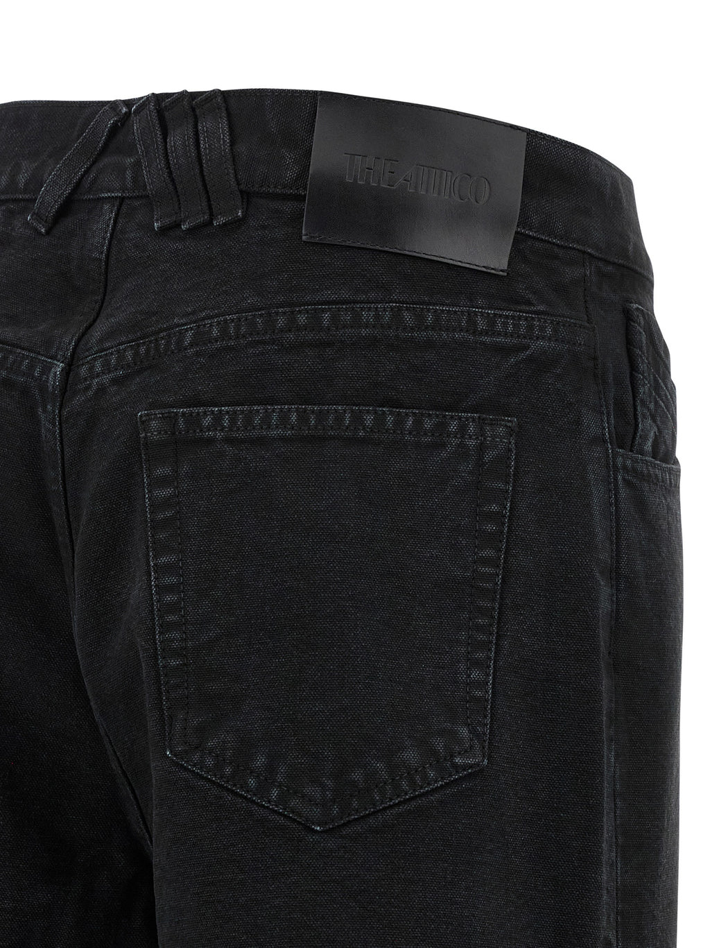 The Attico Black Cotton Jeans Denim