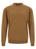 Fendi Beige Virgin Wool Cardigan