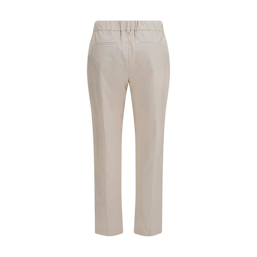 Brunello Cucinelli Beige Casual Hose aus Baumwolle