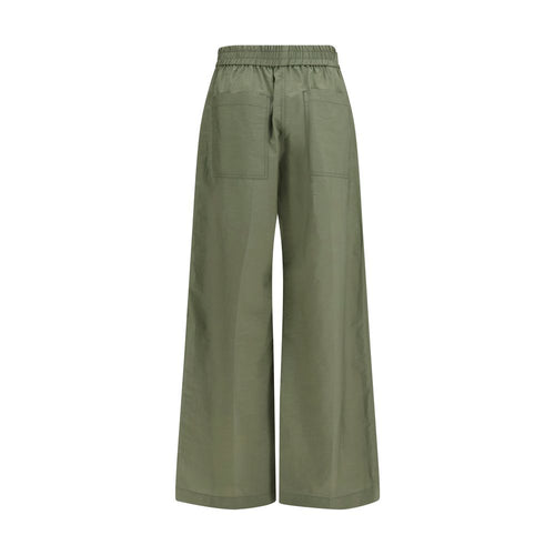 Brunello Cucinelli Zweifarbige Freizeithose aus Baumwolle