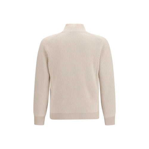 Brunello Cucinelli Beiger Kaschmir-Rollkragenpullover