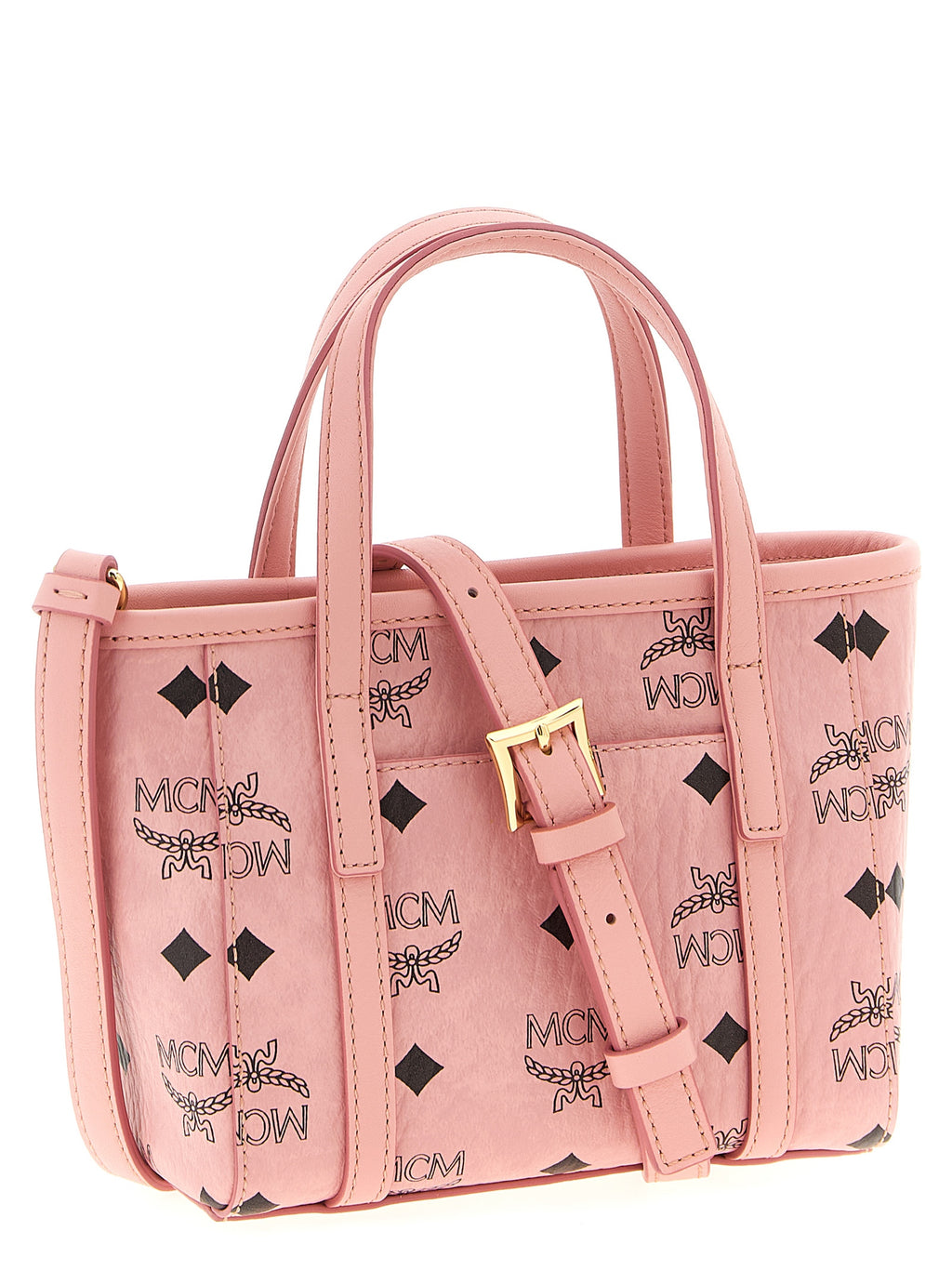 MCM Multicolor Polyethylene Tote Bag