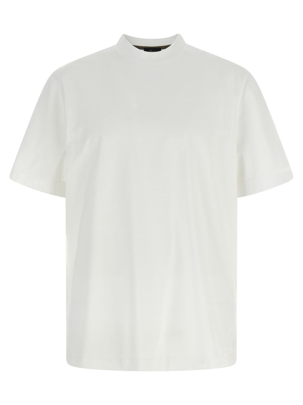 Brioni White Cotton T-Shirt