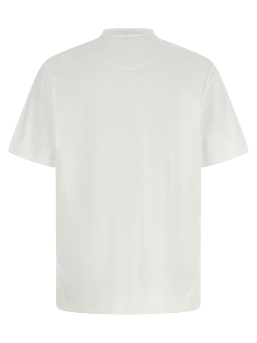Brioni weißes Baumwoll-T-Shirt