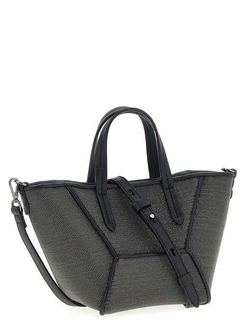 Brunello Cucinelli Schwarze Handtasche aus Messing
