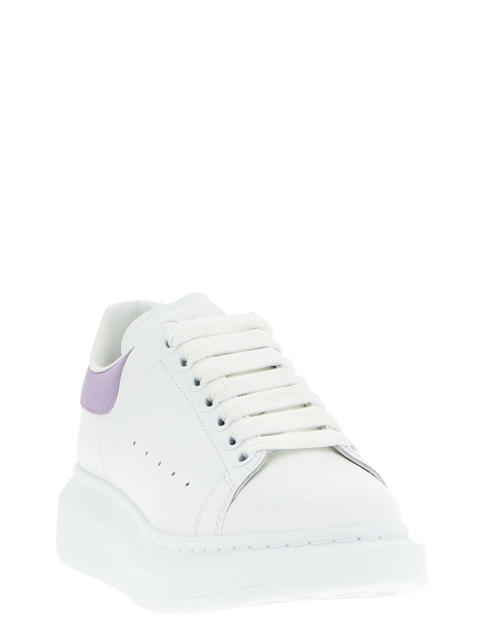 Alexander McQueen Purple Calfskin Chunky Sneakers