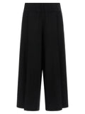 Issey Miyake Black Cotton Casual Pants