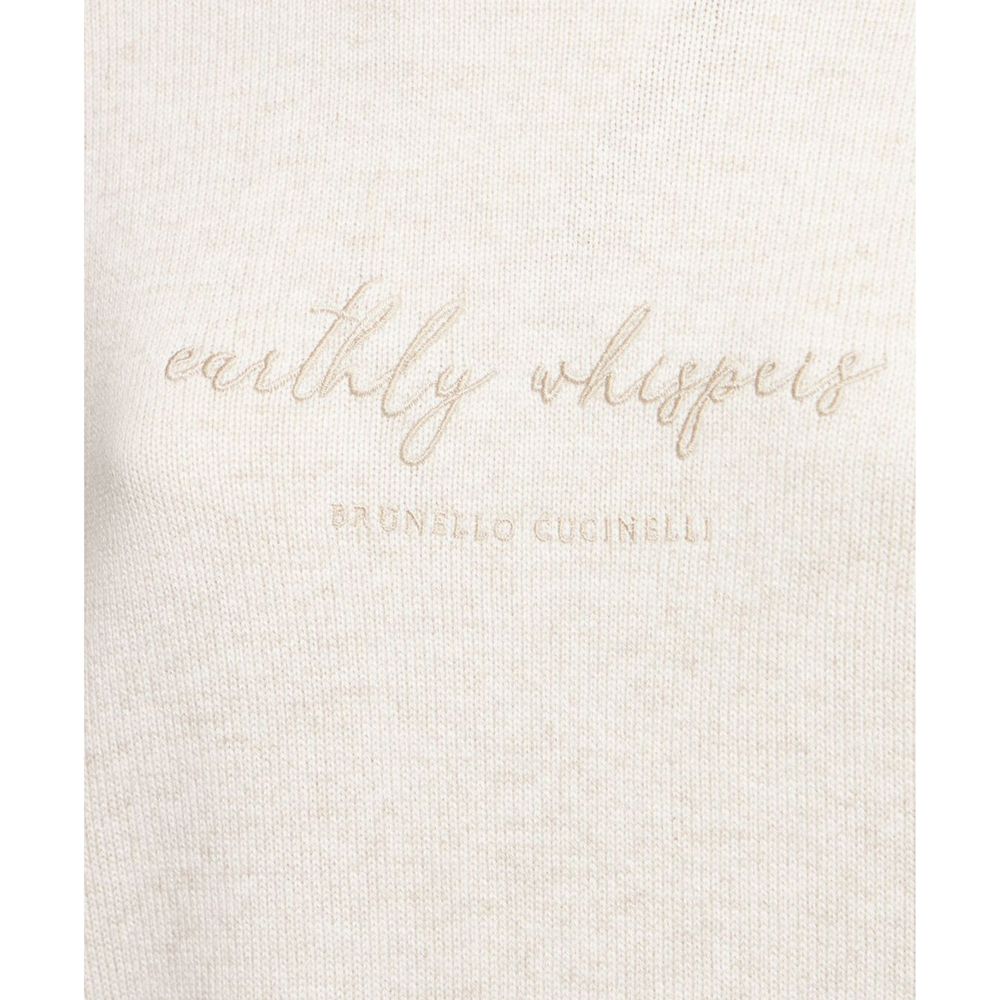 Brunello Cucinelli Beige Cashmere Sweater