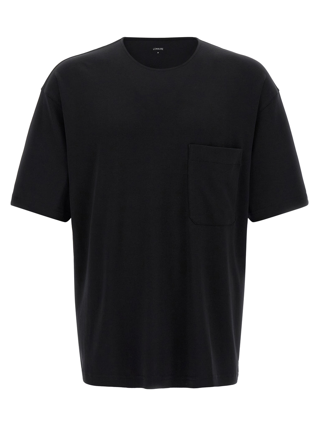 Lemaire Black Cotton T-Shirt
