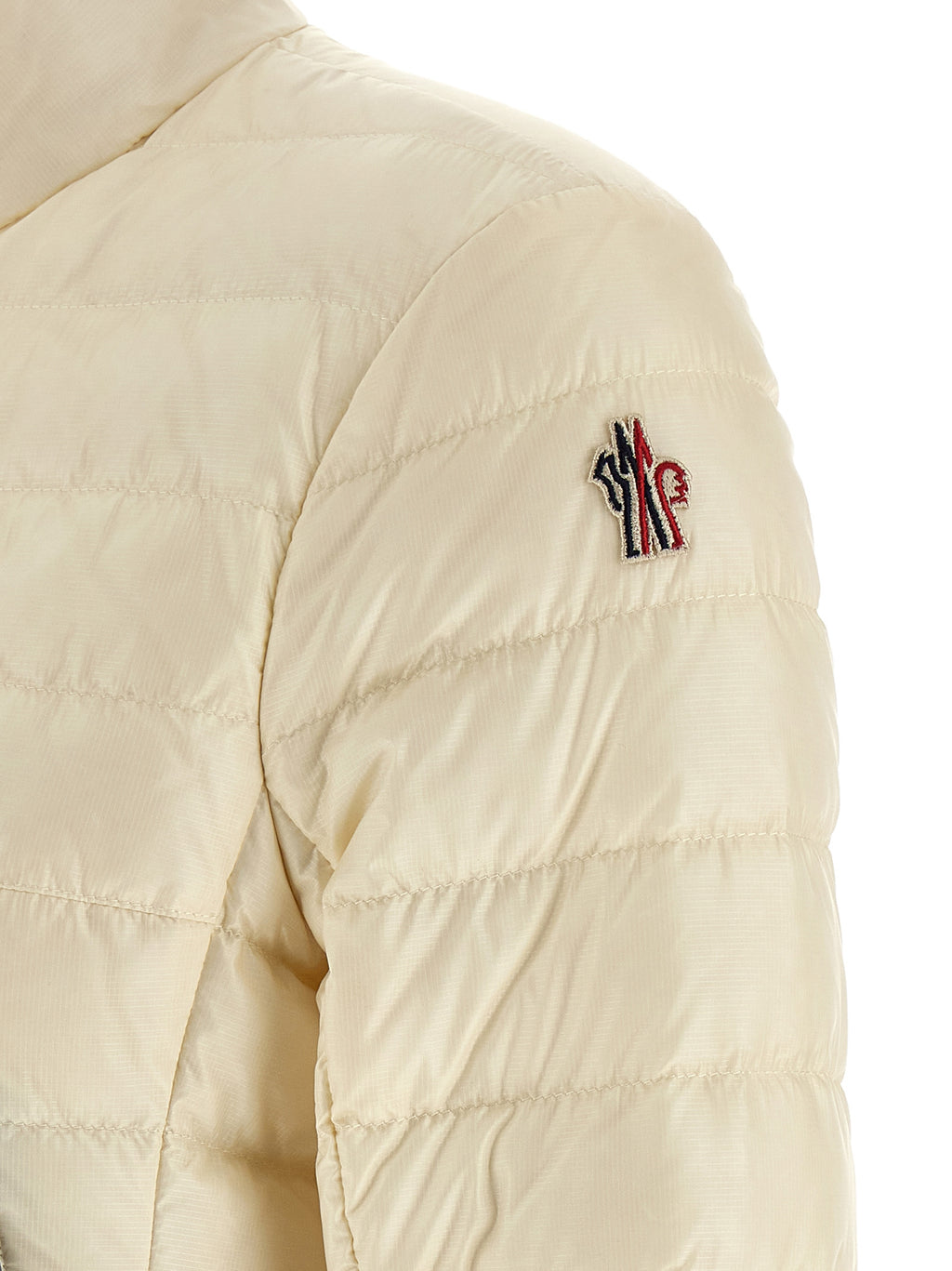 Moncler Grenoble White Polyamide Full-Length Jacket