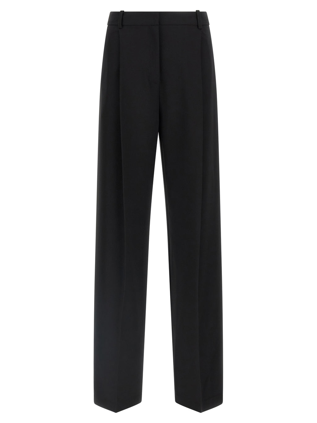 Elisabetta Franchi Black Polyester Casual Pants