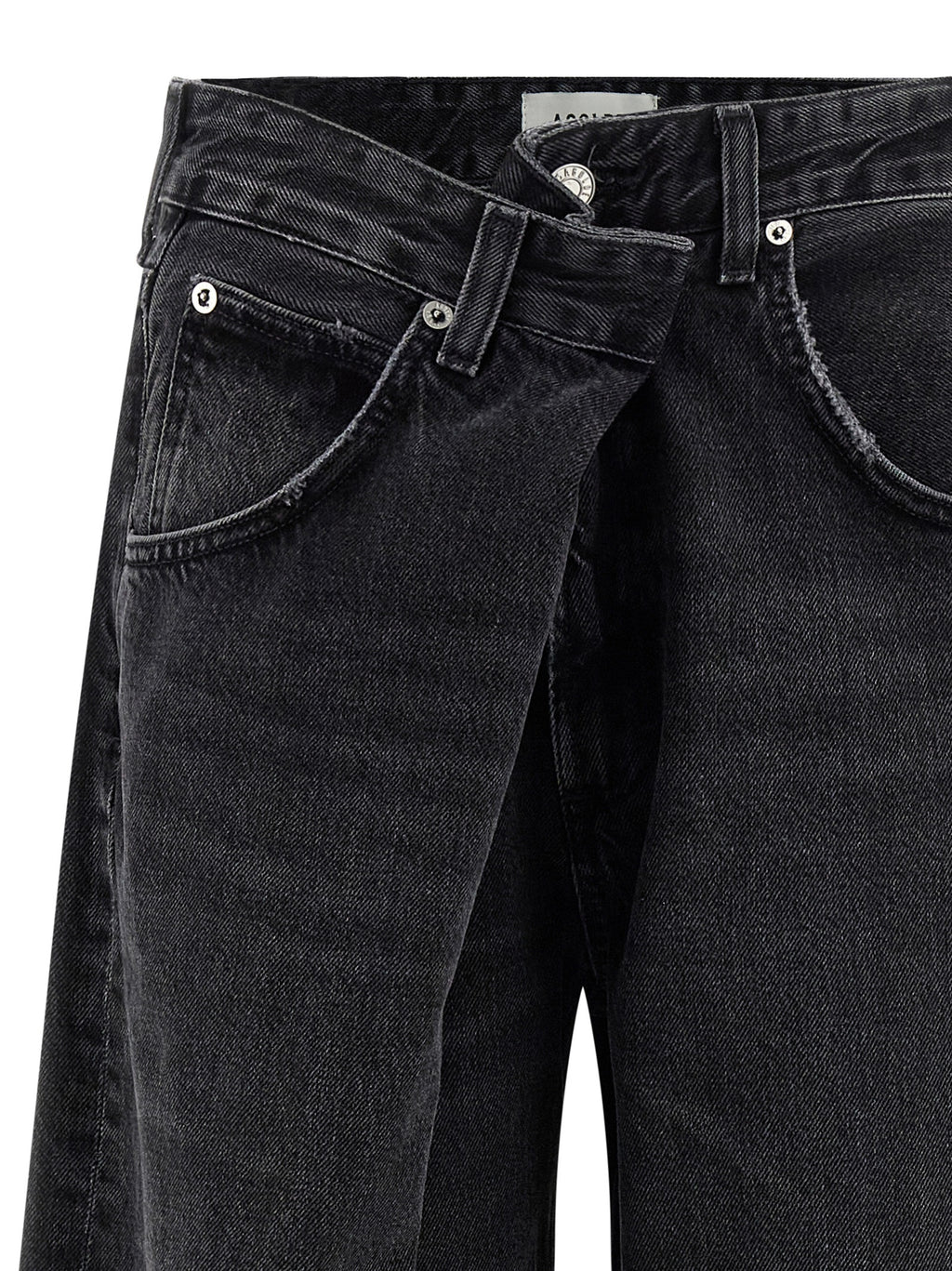 Agolde Black Cotton Jeans Denim