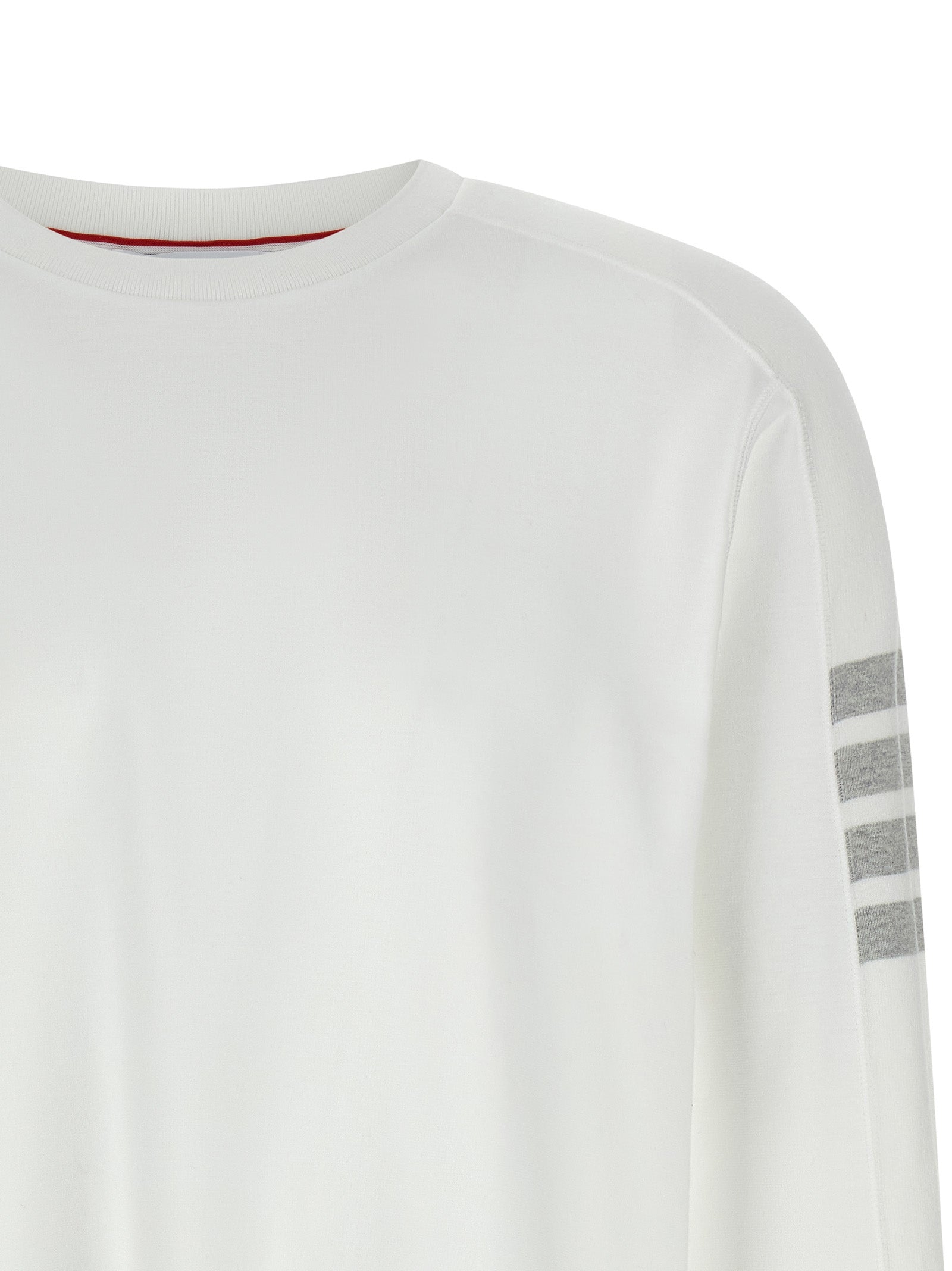 Thom Browne White Cotton T-Shirt