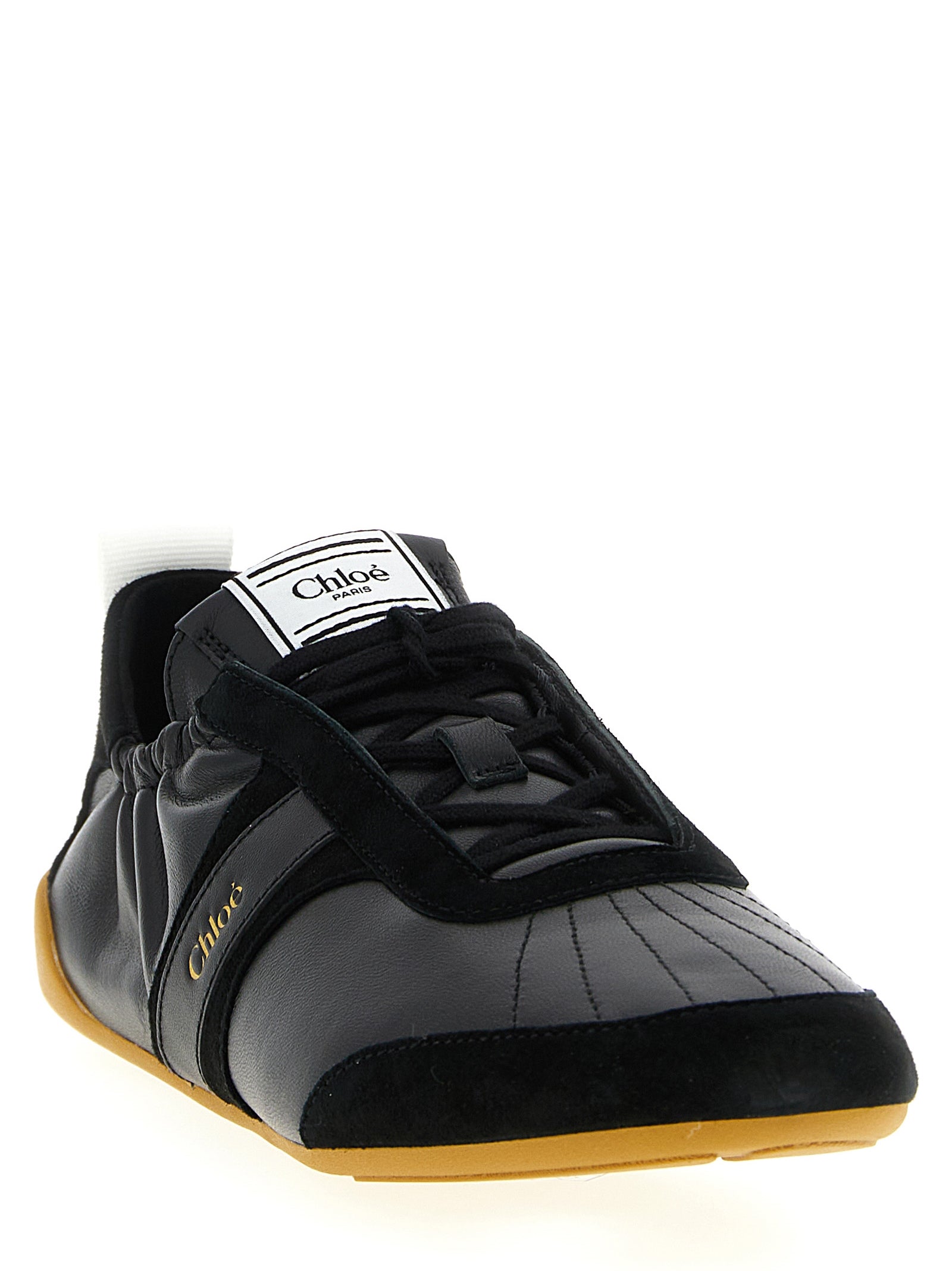 Chloé Black Polyester Athletic Sneakers