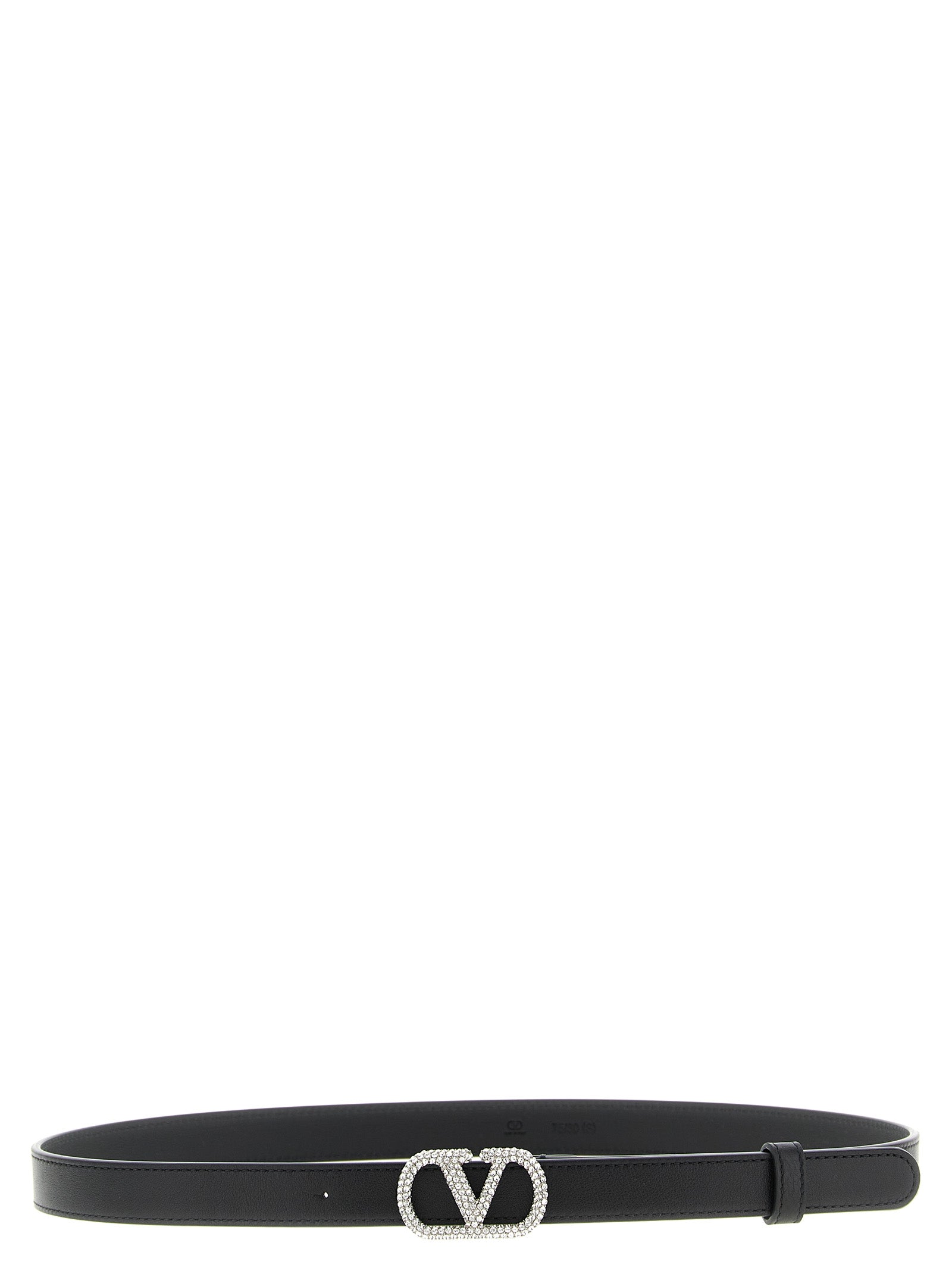 Valentino Garavani Black Calfskin Regular Belt