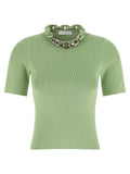 Paco Rabanne Bicolor Textile T-Shirt