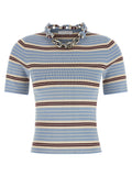 Paco Rabanne Blue Textile T-Shirt