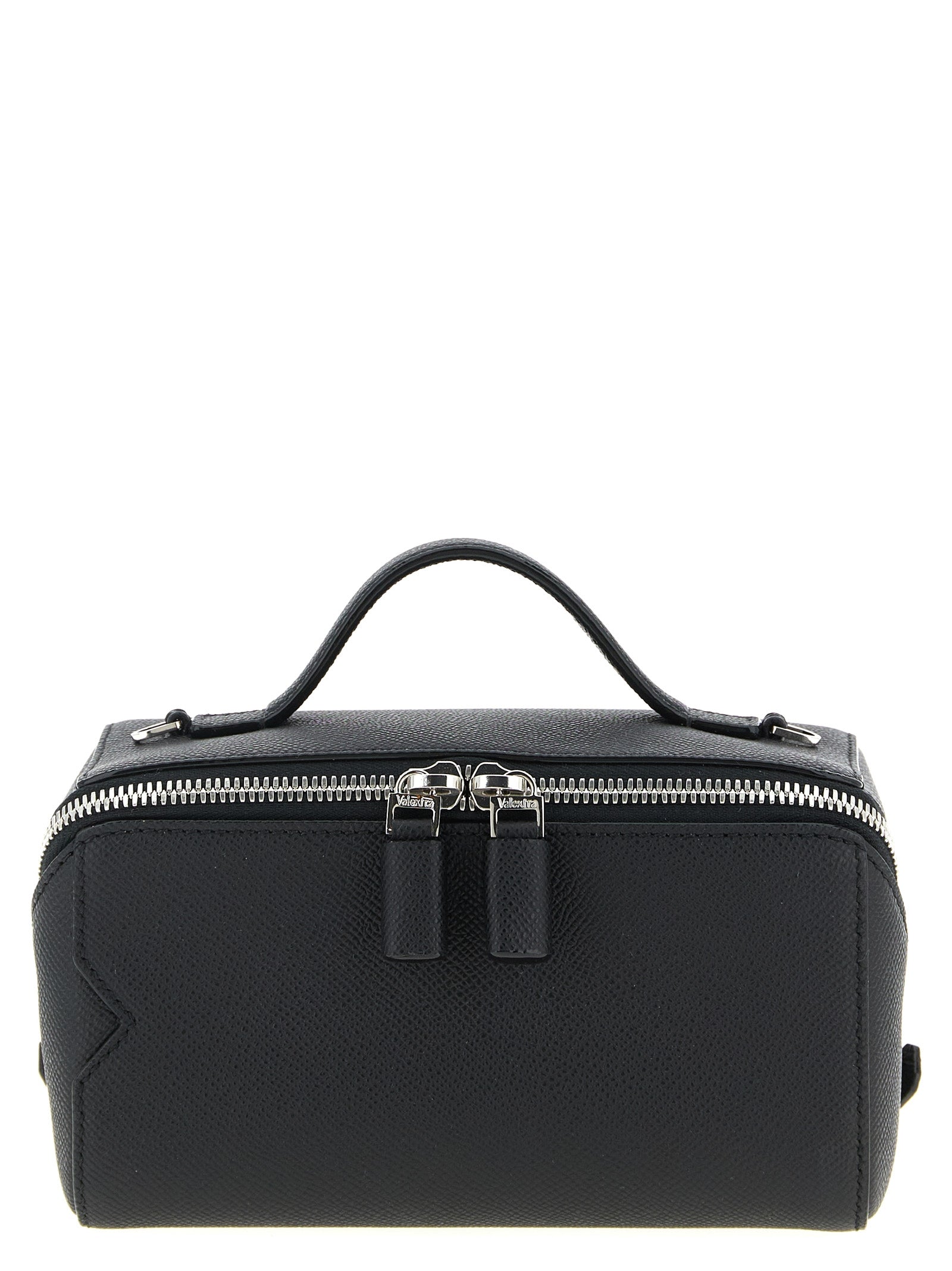Valextra Black Calfskin Crossbody Bag