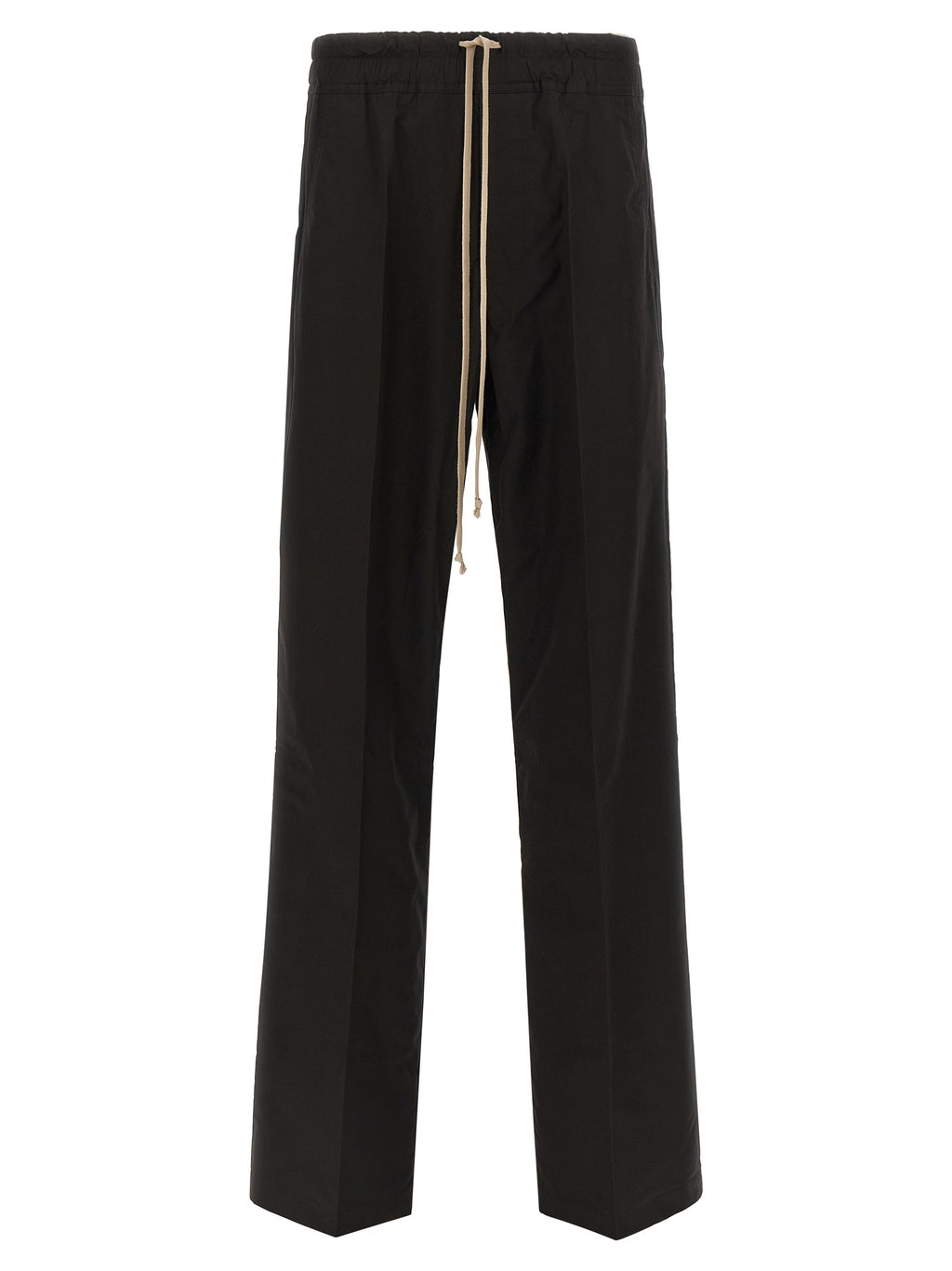 Rick Owens Black Cotton Casual Pants
