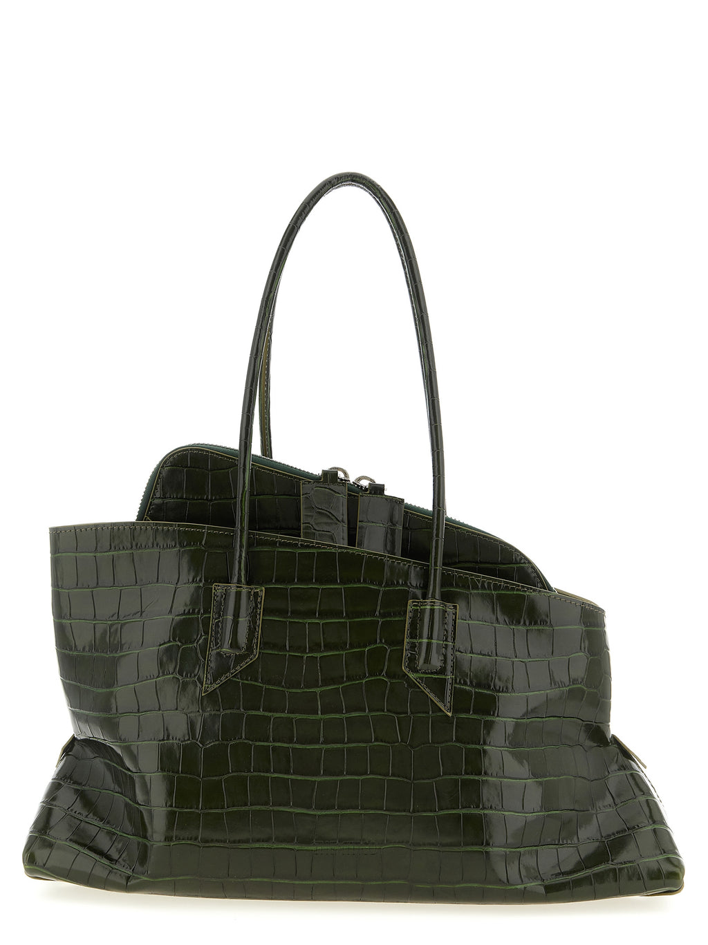 The Attico Bicolor Calfskin Shoulder Bag