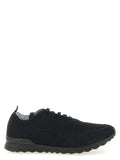 Kiton Black Cotton Athletic Sneakers