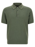 Brioni Bicolor Cotton Polo Shirt