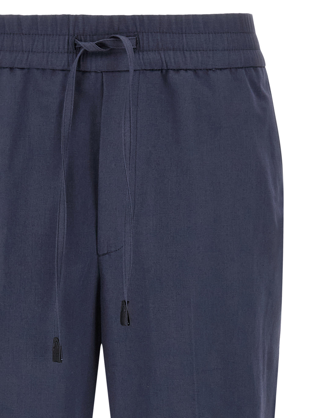 Brioni Blue Linen Casual Pants