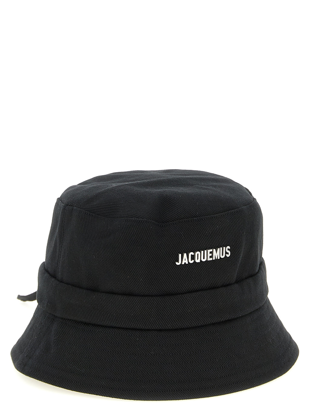 Jacquemus Black Cotton Bucket Hat
