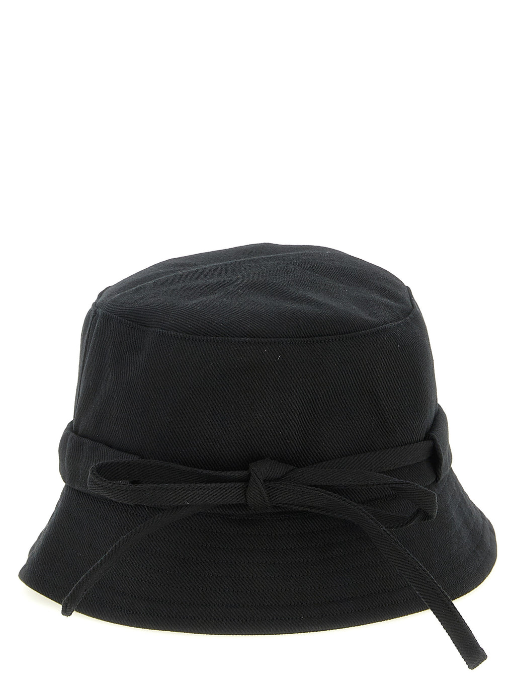 Jacquemus Black Cotton Bucket Hat