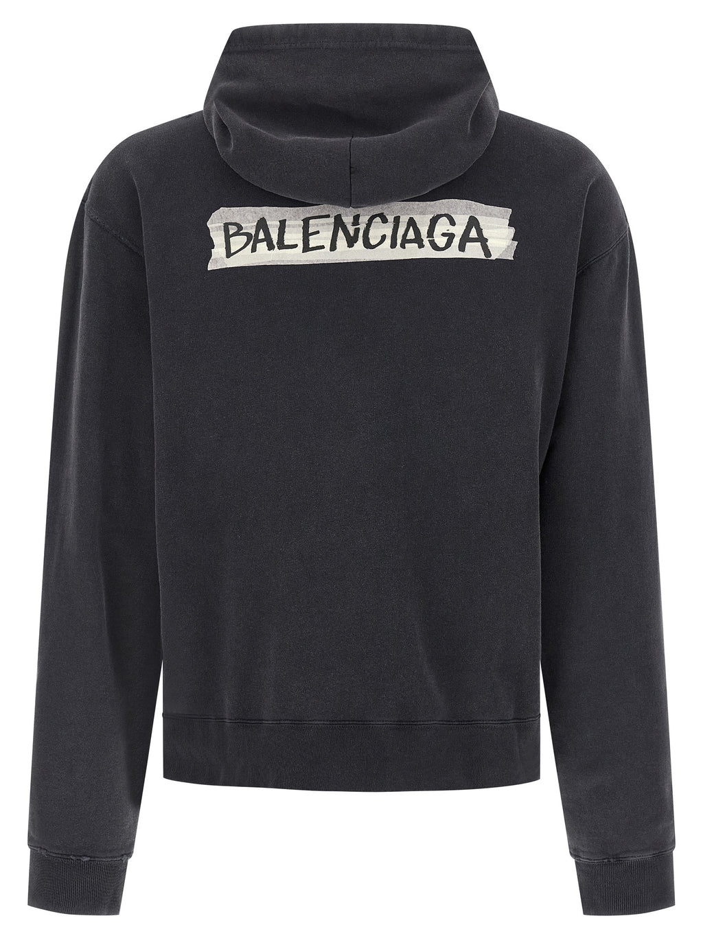 Balenciaga Black Cotton Sweatshirt