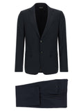 ZEGNA Blue Wool Two-Piece Suit
