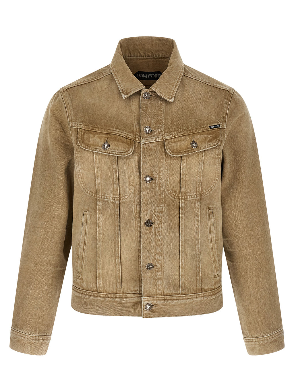 Tom Ford Beige Cotton Denim Jacket