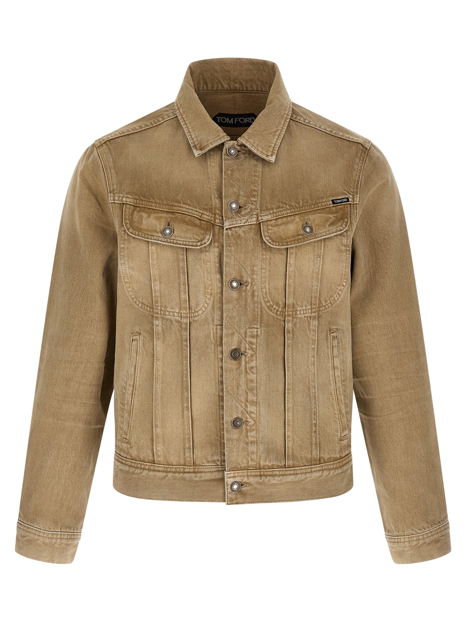 Tom Ford Beige Cotton Denim Jacket