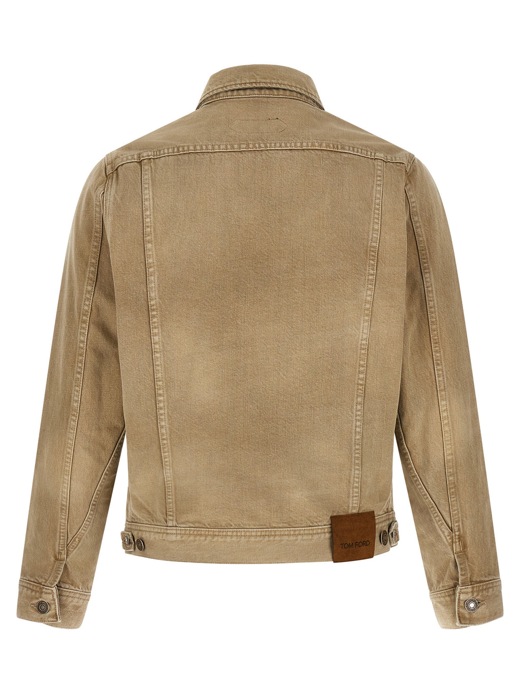 Tom Ford Beige Cotton Denim Jacket